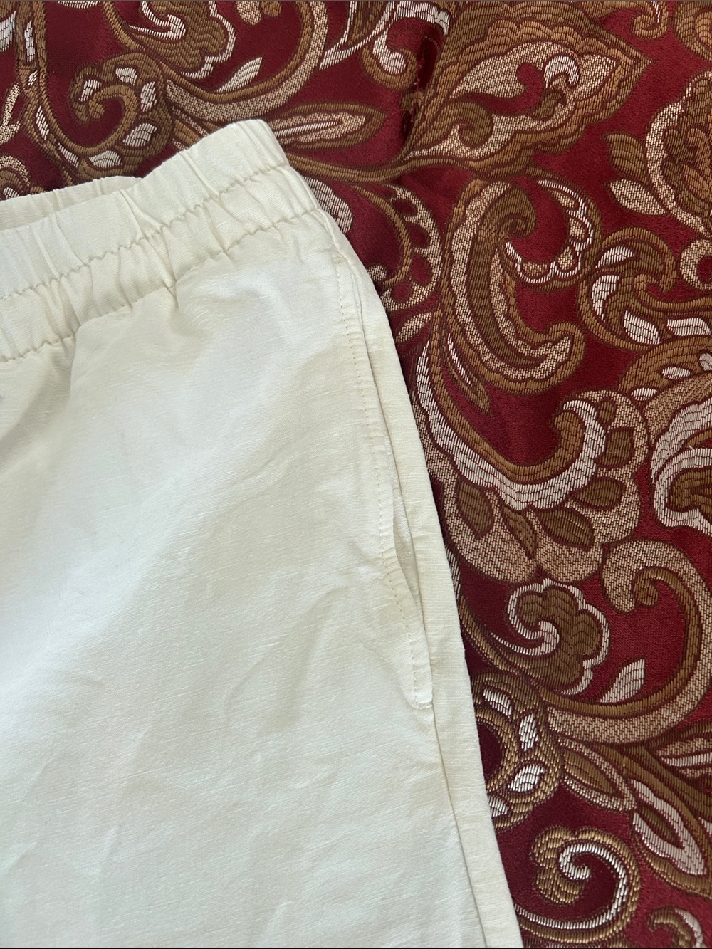 H&M Cream Drawstring Kids Sweatpants - Picture 4 of 5